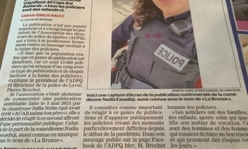 Pierre Brochet réagit publiquement concernant la prise de position de certaines personnalités publiques concernant l'acronyme A.C.A.B