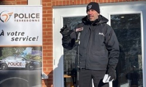 Conférence de presse sur l'itinérance: Service de police de Terrebonne